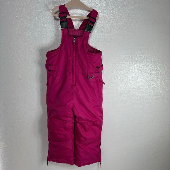 iXtreme Outfitters Children Winter Pink Snow Bib Overalls Pants 3T - Picture 6 of 10